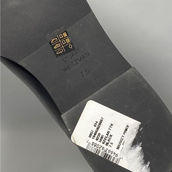Stuart Weitzman Black Heeled Boots - Picture 9 of 14